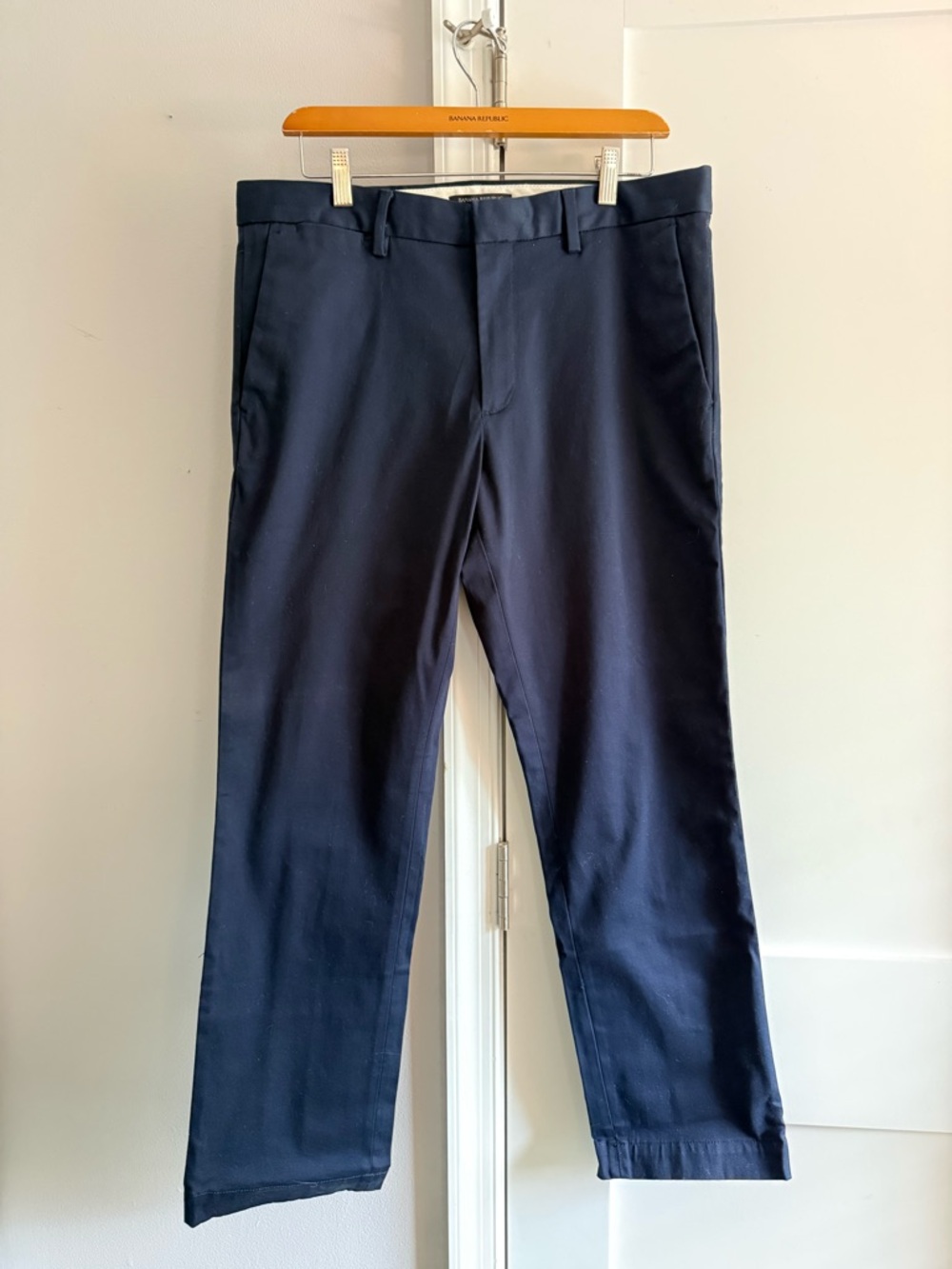 Banana Republic Navy Blue Men's Chinos